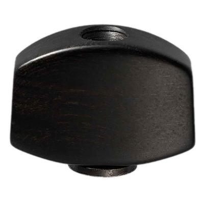 SCHALLER Small Ebony Button M6 1set ギター用ペグ ツマミ 6個セット