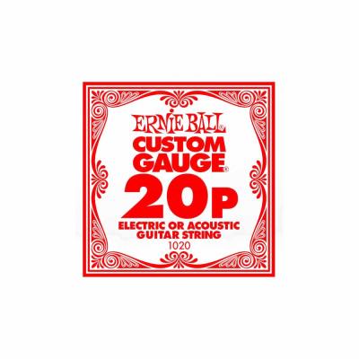 ERNIE BALL 1020 PLAIN STEEL 020 ギター用バラ弦