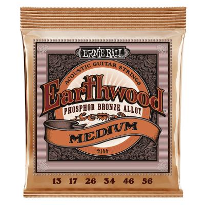 ERNIE BALL 2144 Earthwood Medium Phosphor Bronze 13-56 Gauge アコースティックギター弦