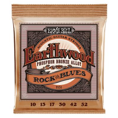 ERNIE BALL 2151 Earthwood Rock and Blues w/Plain G Phosphor Bronze 10-52 Gauge アコースティックギター弦