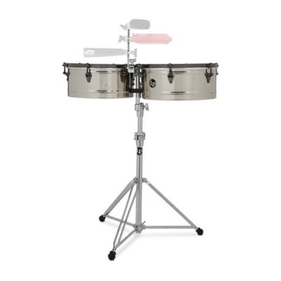 LP LP1415-EC 14/15 Steel Black Nickel Hardware E-Class Timbales ティンバレス