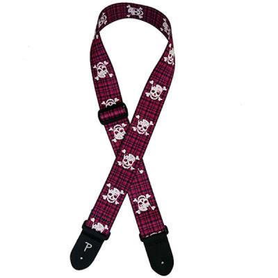 Perri’s LPCP-6799 2" POLYESTER SKULLS COLLECTION ギターストラップ