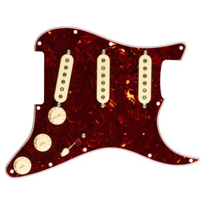 Fender Pre-Wired Strat Pickguard Original ’57/’62 SSS Tortoise Shell（べっこう柄） 配線済み ピックアップセット