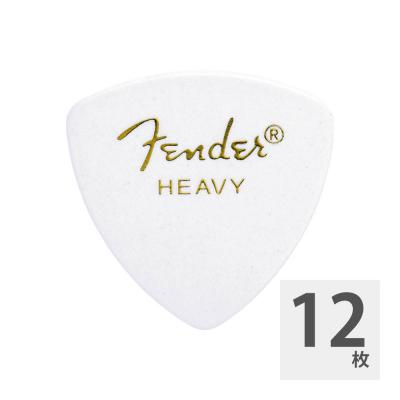 Fender 346 Shape White Heavy ギターピック 12枚入り