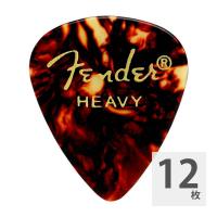 Fender 351 Shape Tortoise Shell（べっこう柄） Heavy ギターピック 12枚入り