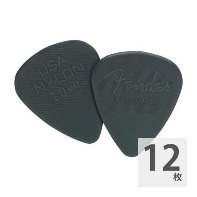 Fender 351 Shape Nylon 1.00mm Charcoal ギターピック 12枚入り