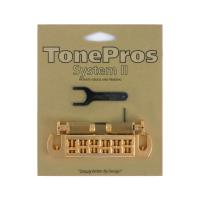 TonePros AVT2P-G Wraparound Bridge ゴールド ギター用ブリッジ