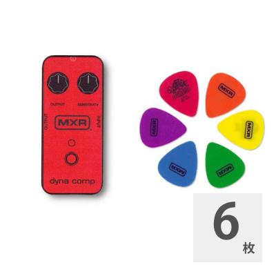 JIM DUNLOP MXRPT02 DynaComp Red ギターピック ピックケース付 6枚入り