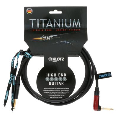 KLOTZ TIR0600PSP TITANIUM 6m S/L (silent PLUG) ギターケーブル