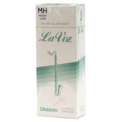 D'Addario Woodwinds/RICO REC05MH ラ・ボーズ バスクラリネット リード MH アンファイルドカット 5枚入