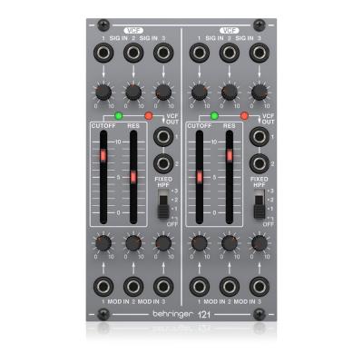 BEHRINGER 121 DUAL VCF モジュラーシンセサイザー ユーロラック ユーロラック用 アナログデュアルVCFモジュール   