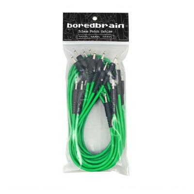 Boredbrain Music Eurorack Patch Cables Essential 12-Pack Slime Green パッチケーブル 12本パック