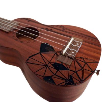 Bamboo BU-21PANDA Panda Soprano Ukulele ソプラノウクレレ パンダをモチーフにしたデザイン