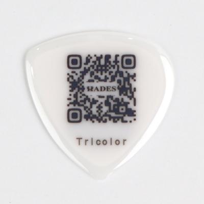 HADES Tricolor Edge 1.5mm ジルコニアセラミック ギターピック 背面画像