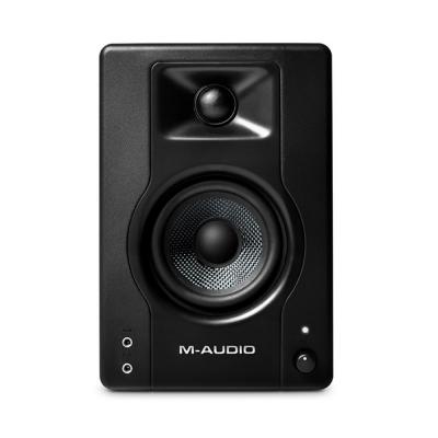 M-AUDIO BX3 3.5インチ 120W デスクトップ モニタリング パワード・スピーカー ヘッドホン端子付 正面画像