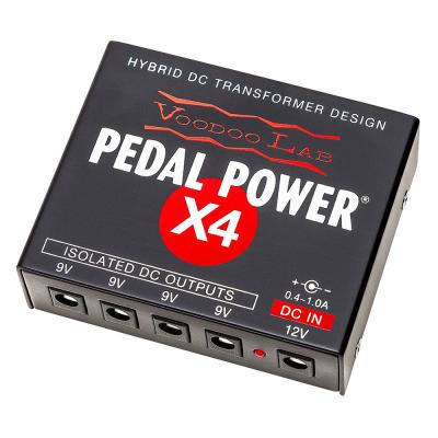 VooDooLab Pedal Power X4 パワーサプライ ブードゥーラボ 斜めからの画像