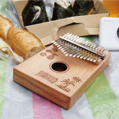 MAHALO M-KALIMBA HWI ハワイデザイン カリンバ マハロ 斜めからのアングル