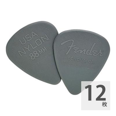 Fender Nylon Picks 0.88mm Dark Gray ギターピック 12枚入り