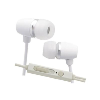 たのしいかいしゃ カナル型イヤホンマイク シルキーホワイト TA-AM3 SWH