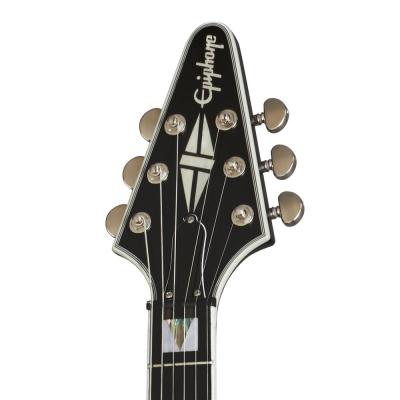 Epiphone Flying V Prophecy Black Aged Gloss エレキギター ヘッド正面