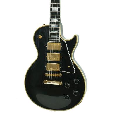 Gibson Custom Shop Historic Collection 1957 Les Paul Custom Reissue 3-Pickup VOS Ebony ボディトップ画像