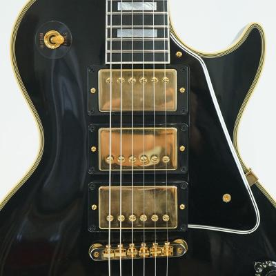 Gibson Custom Shop Historic Collection 1957 Les Paul Custom Reissue 3-Pickup VOS Ebony 3ピックアップ画像