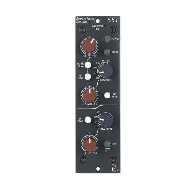 Rupert Neve Designs Portico 551 インダクターEQ パネル部分画像