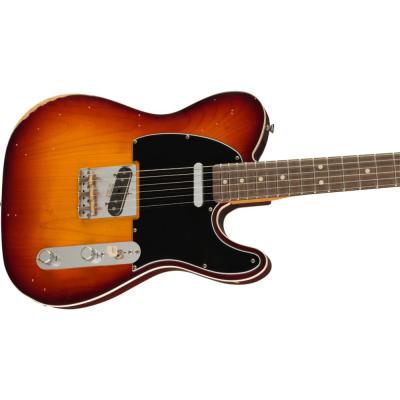 Fender Jason Isbell Custom Telecaster RW 3C CHOC BRST エレキギター ボディアップ画像