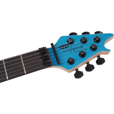 EVH Wolfgang Special Ebony Fingerboard Miami Blue エレキギター ヘッドの画像