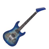 EVH 5150 Series Deluxe Poplar Burl Ebony Fingerboard Aqua Burst エレキギター