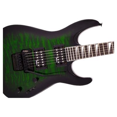 Jackson JS Series Dinky Arch Top JS32Q DKA Transparent Green Burst エレキギター ボディアップ