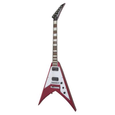 Jackson X Series Signature Scott Ian King V KVXT Candy Apple Red エレキギター 全体像