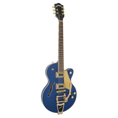 GRETSCH G5655TG Electromatic Center Block Jr. Single-Cut with Bigsby Azure Metallic エレキギター 全体像