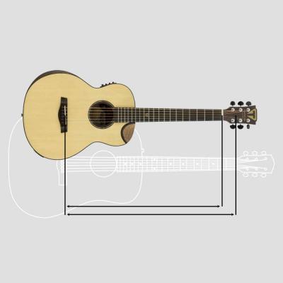TRAVELER GUITAR Redlands Concert SPRC エレクトリックアコースティックギター サイズ比較