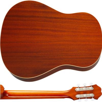 Epiphone Masterbilt Texan Antique Natural Aged エレクトリックアコースティックギター ボディ/ネックバック画像