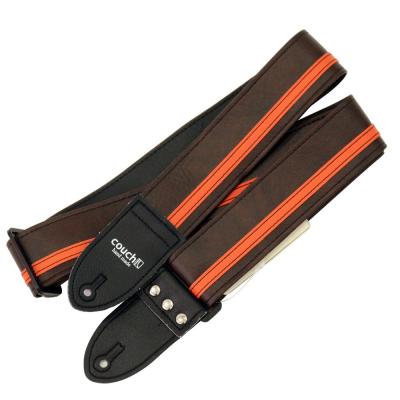 Couch Racer X Brown / Orange ギターストラップ