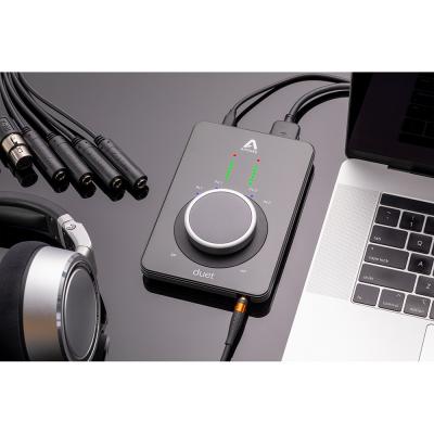 Apogee Duet 3 オーディオインターフェイス 接続イメージ画像