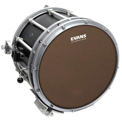 EVANS SB14MSB 14' System Blue Marching Snare Batter マーチングスネアヘッド 装着イメージ画像