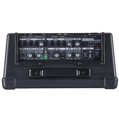 BOSS CUBE STREET II Black 乾電池駆動パフォーマンス用ステレオアンプ ギターアンプ コントロールパネルの画像