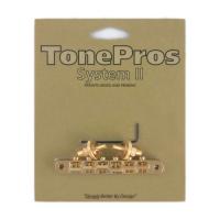 TonePros NVR2-G AVR2 with Standard Nashville Post Tuneomatic ゴールド ギター用ブリッジ