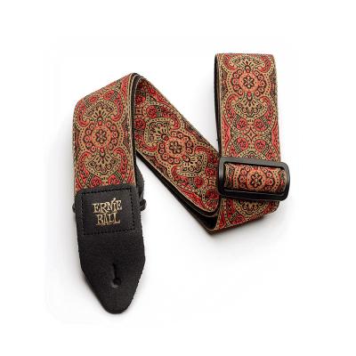 ERNIE BALL 4162 Crimson Paisley Jacquard Strap ギターストラップ