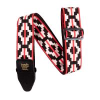 ERNIE BALL 5322 RISTRA RED JACQUARD STRAP ギターストラップ