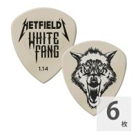 JIM DUNLOP HETFIELD’S WHITE FANG CUSTOM FLOW PICK 1.14mm ギターピック×6枚入り