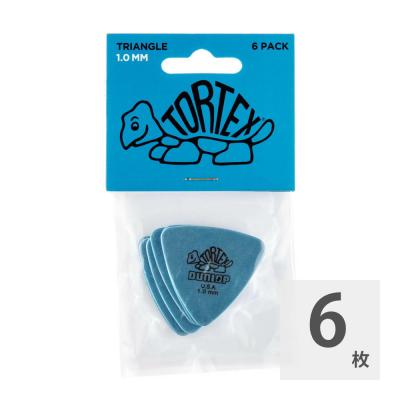 JIM DUNLOP Tortex Triangle 1.0mm ギターピック 6枚入り