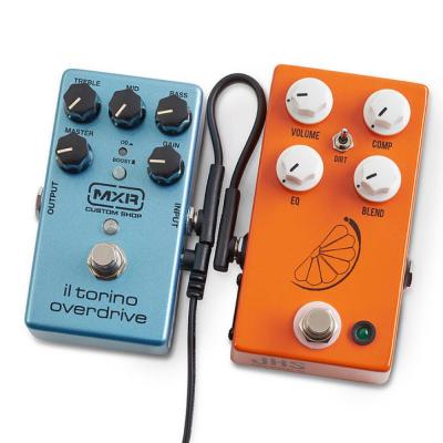 RockBoard RBO CAB POWER 15 AA Flat Power Cable Angled Angled 15 cm エフェクター用 フラット電源ケーブル 接続イメージ画像