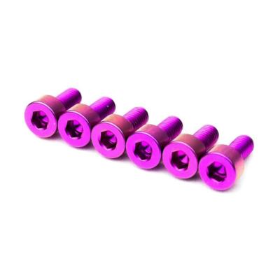 FU-Tone Titanium Saddle Mounting Screw Set PURPLE フロイドローズ用 サドルマウントスクリュー 6個セット