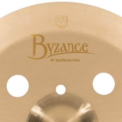 MEINL B20EQCH Equilibrium China Byzance Vintage Series 20' チャイナシンバル マイネル 穴あきシンバル ロゴ サイズ表記画像