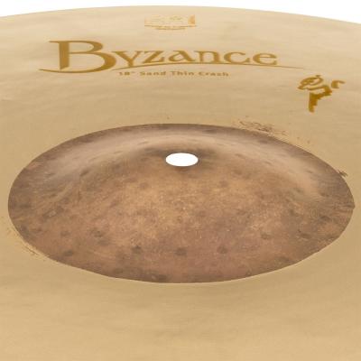 MEINL B18SATC Sand Crashes Byzance Vintage Series 18' クラッシュシンバル マイネル カップ部画像