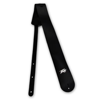 PEAVEY CLASSIC LTHR STRP 2" BLK ギターストラップ