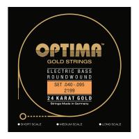 Optima Strings 2199.L L E-Bass 24K Gold Strings エレキベース弦